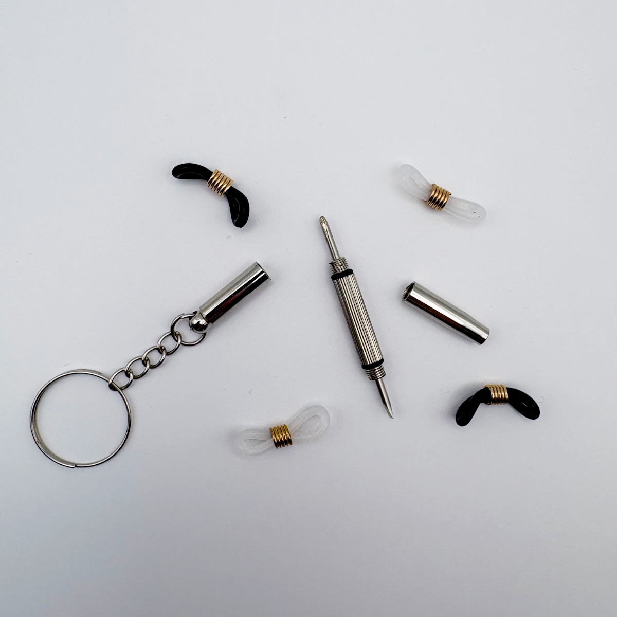 Sunglasses fixing kit portable keychain