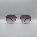 Close-up of purple gradient unisex vintage inspired tinted sunglasses from independent rock ’n’ roll–inspired eyewear brand Dirty Rocker 